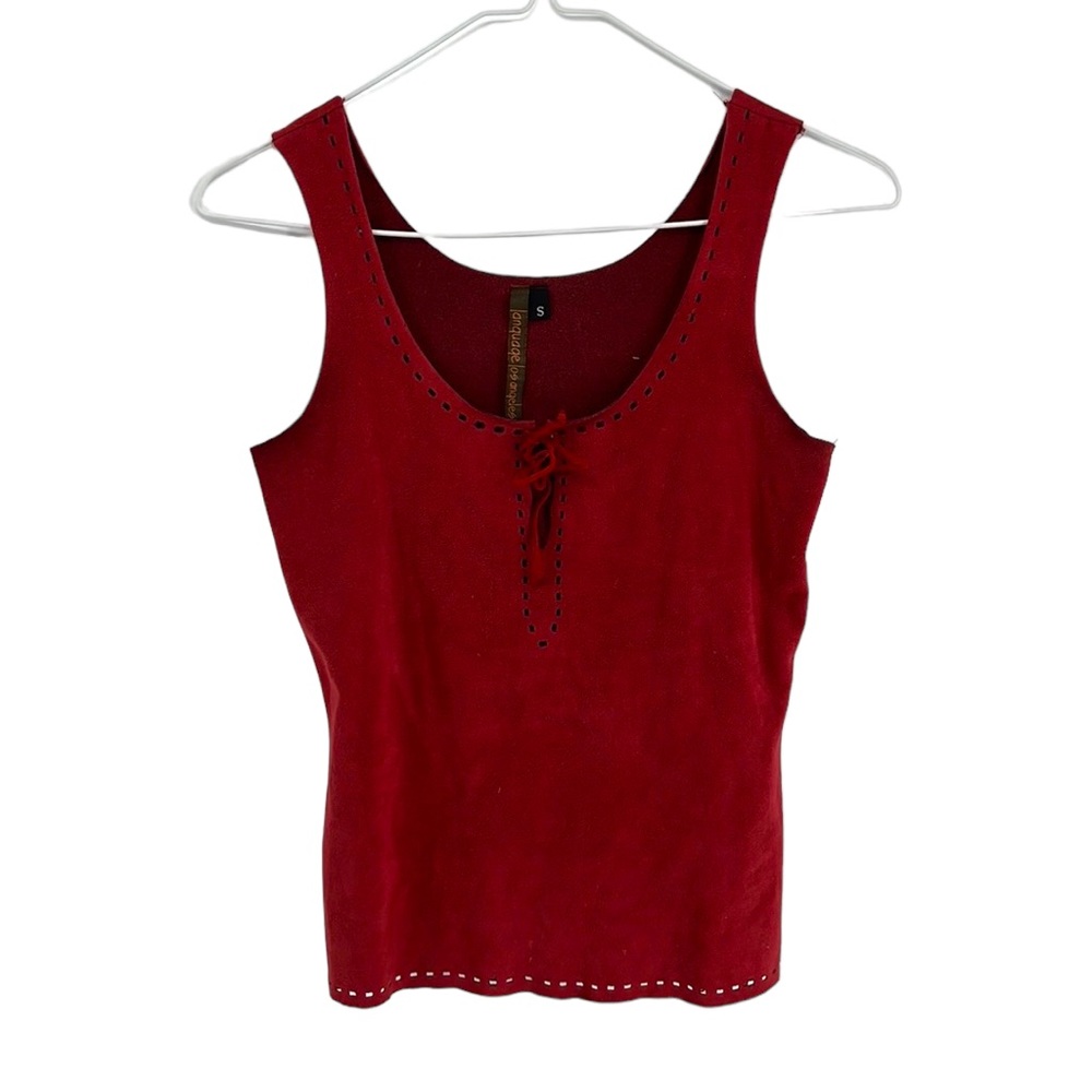 Language Los Angeles Y2k Stretch Top